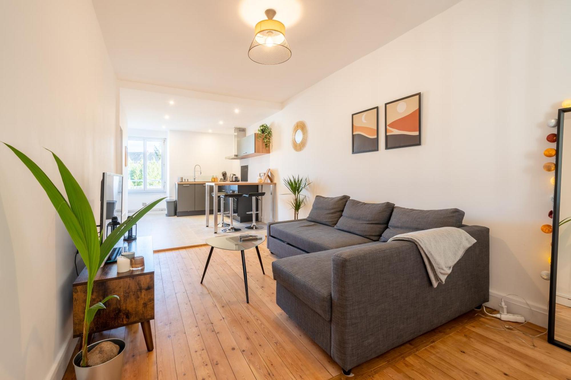 Ferienwohnung T2 Cosy A Deux Pas De La Gare Nantes Exterior foto